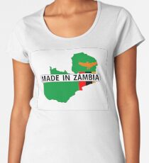 Hergestellt in Sambia Premium Rundhals-Shirt