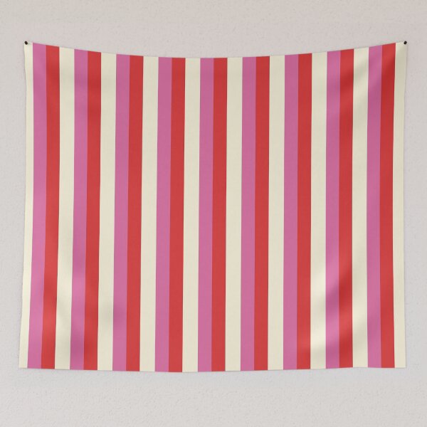 Item preview, Pink and Red Vertical Stripe Pattern designed and sold by Courtlandia.
