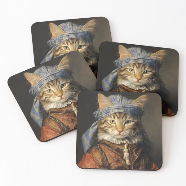Item preview, Medieval cat 2 in the Albrecht Durer style designed and sold by Shmoylov-Art.