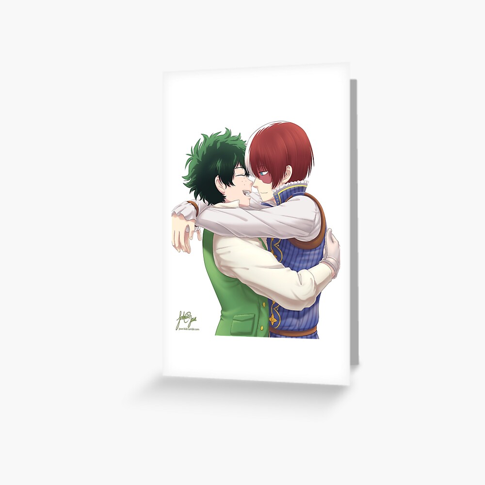 Bnha Tododeku Fantasy Au Greeting Card By Feshnie Redbubble 2812