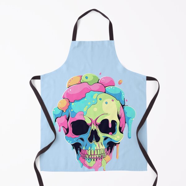 Item preview, Colorful Bubblegum Skull Lollipop Pink and Blue Sweets Juicy Spooky Halloween designed and sold by BubbleBone.