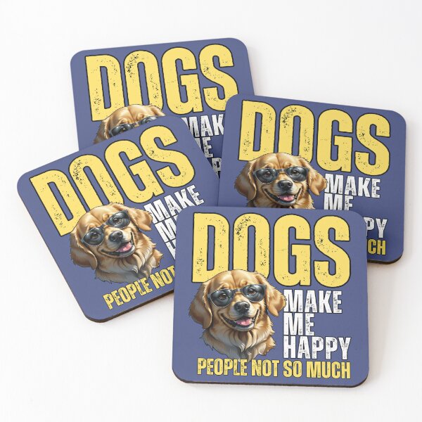 Item preview, Dogs make me happy. People not so much. designed and sold by Gilby-Designs.