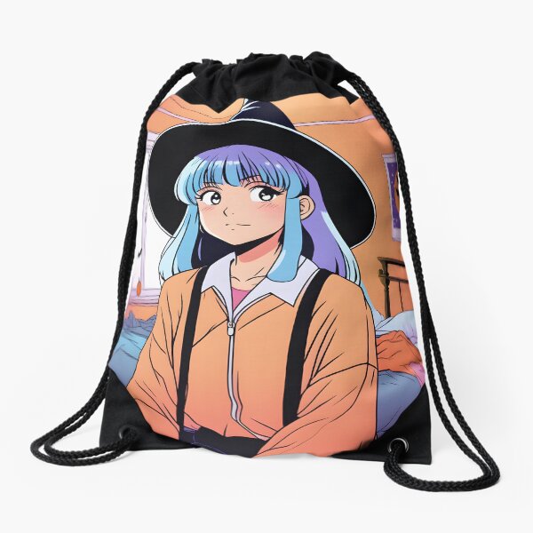 Item preview, 90s Anime Cheeky Witch - vaperwave Halloween design designed and sold by BubbleHarajuku.