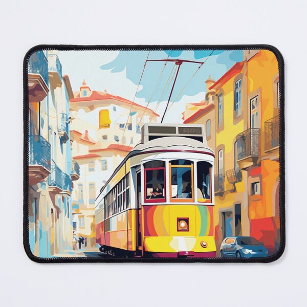 Item preview, A Pop Art Travel Print of Lisbon - Portugal designed and sold by StudioRedKoala.