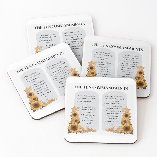 Item preview, The Ten Commandments designed and sold by GreatThouART.