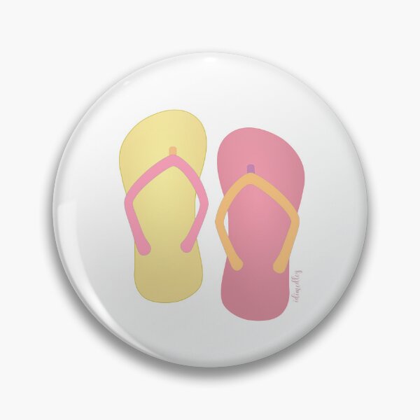 Item preview, Pink and Yellow Slippers designed and sold by Idimedley.