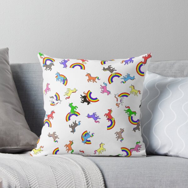 Item preview, Unicorns And Rainbows Epic Pattern designed and sold by jezkemp.