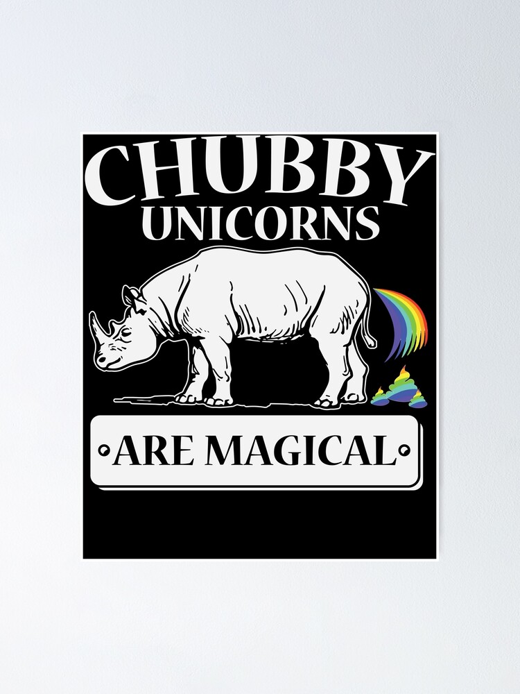 I'm A Magical Chubby Unicorn Rainbow Rhino T Shirt I'm A Magical Chubby Unicorn Rainbow Rhino T Shirt