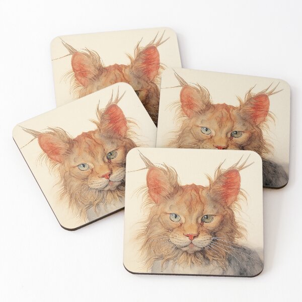 Item preview, Medieval cat 3 in the Albrecht Durer style designed and sold by Shmoylov-Art.