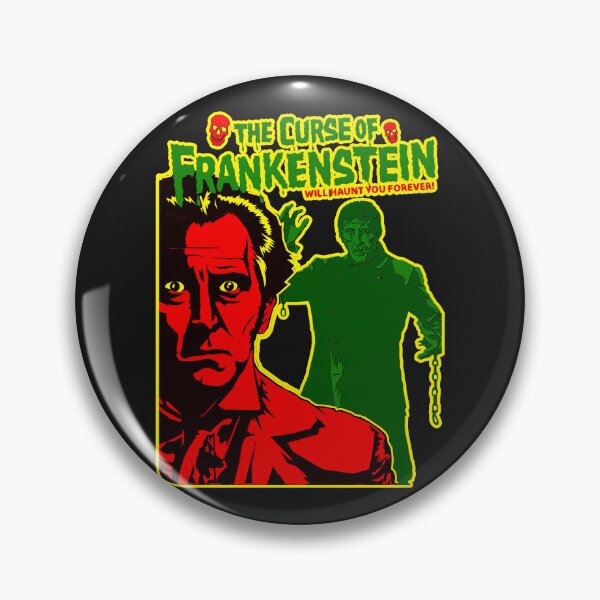 Artikelvorschau, 50er-Jahre-B-Filme „Frankensteins Fluch“. entworfen und verkauft von MetalSatyrShop.