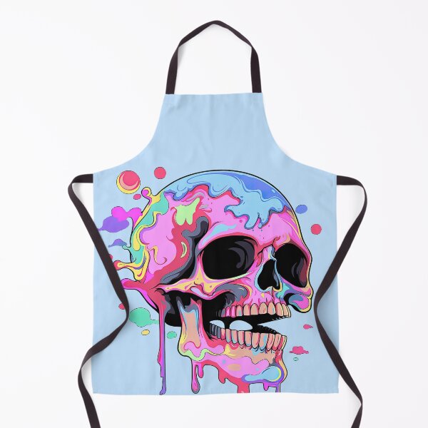 Item preview, Colorful Bubblegum Skull Lollipop Pink and Blue Sweets Juicy Spooky Halloween designed and sold by BubbleBone.