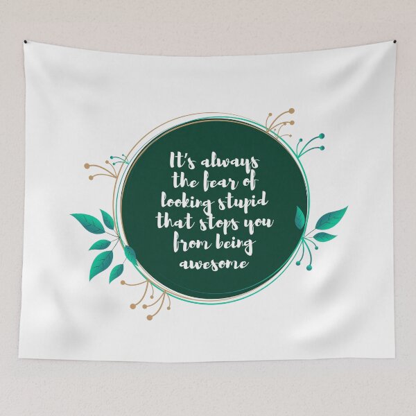 Item preview, Fear Of Being Stupid Awesome  designed and sold by QammerWazir.
