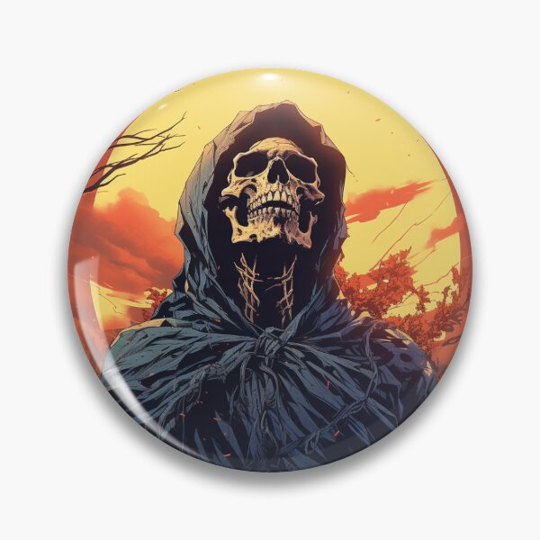 Item preview, Hooded Skeleton Sunset designed and sold by reddawn1004.