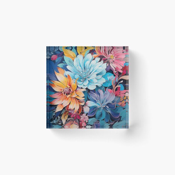 Item preview, Vibrant Floral Harmony designed and sold by TheFrenchVegan.