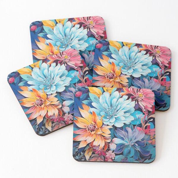Item preview, Vibrant Floral Harmony designed and sold by TheFrenchVegan.