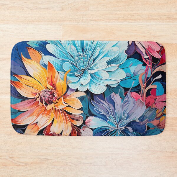 Item preview, Vibrant Floral Harmony designed and sold by TheFrenchVegan.