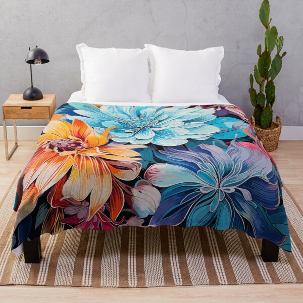 Item preview, Vibrant Floral Harmony designed and sold by TheFrenchVegan.