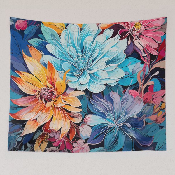 Item preview, Vibrant Floral Harmony designed and sold by TheFrenchVegan.