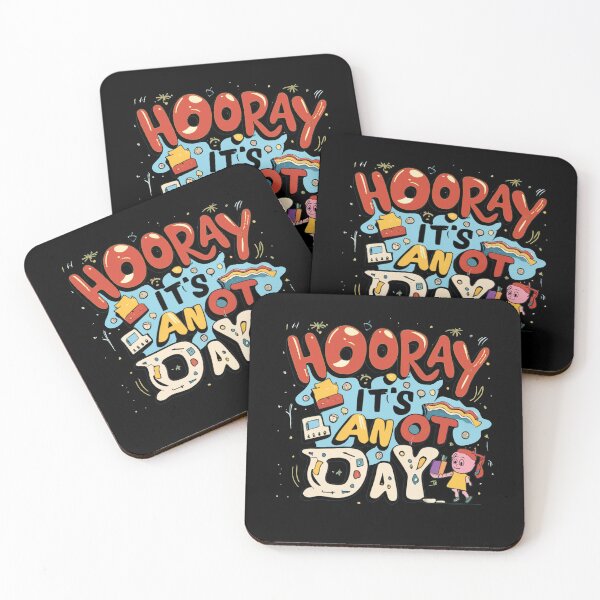 Item preview, Retro Hooray It’s An OT Day Occupational Therapy Pediatric designed and sold by RedoneDesignART ⭐⭐⭐⭐⭐.