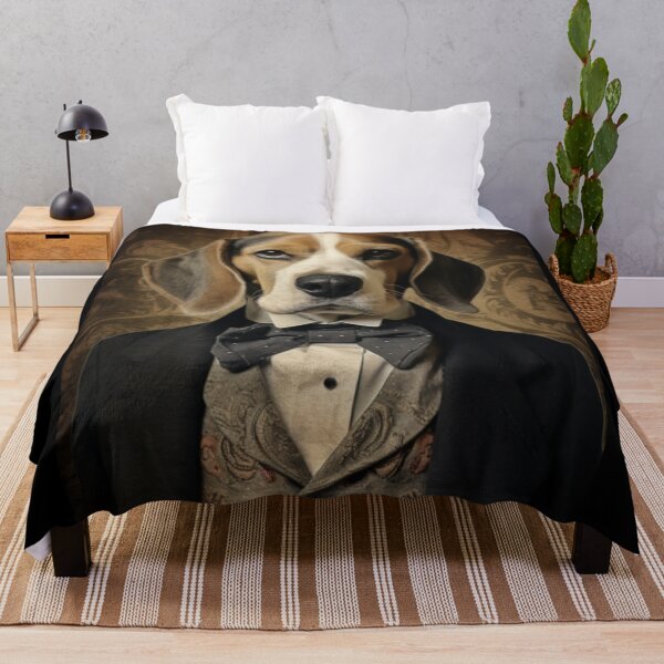 Item preview, Gentleman Beagle Wearing Victorian Clothing designed and sold by ZenEverAI.