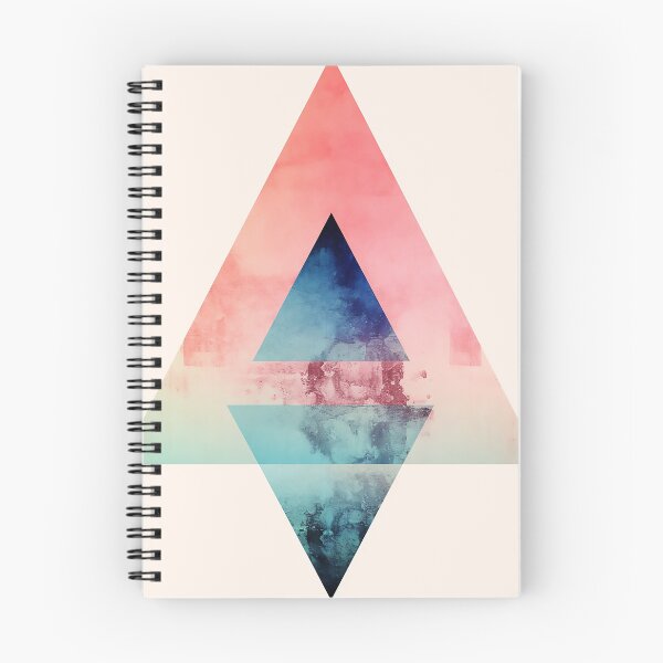 Item preview, Abstract painting of overlapping triangles designed and sold by WallWhimsyWorks.