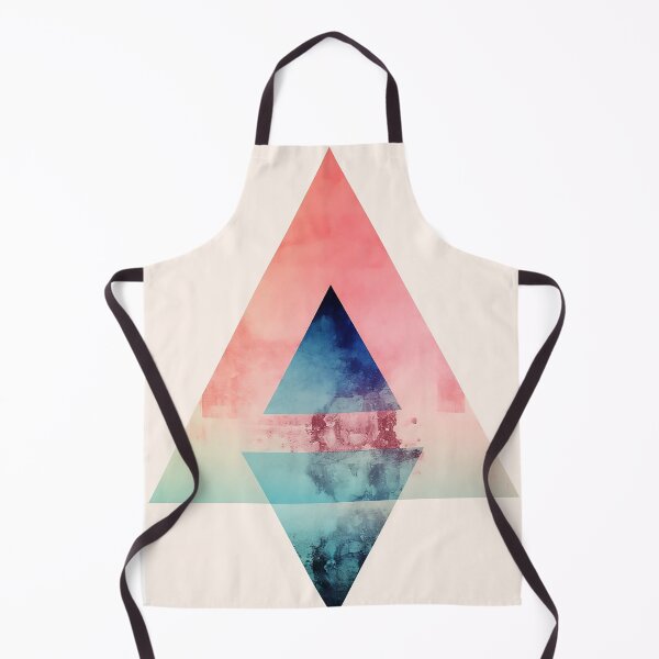 Item preview, Abstract painting of overlapping triangles designed and sold by WallWhimsyWorks.