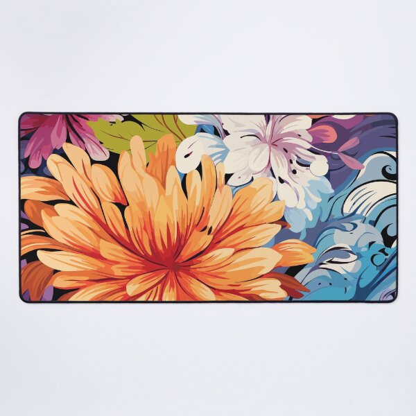 Item preview, Contemporary Floral Fusion designed and sold by TheFrenchVegan.