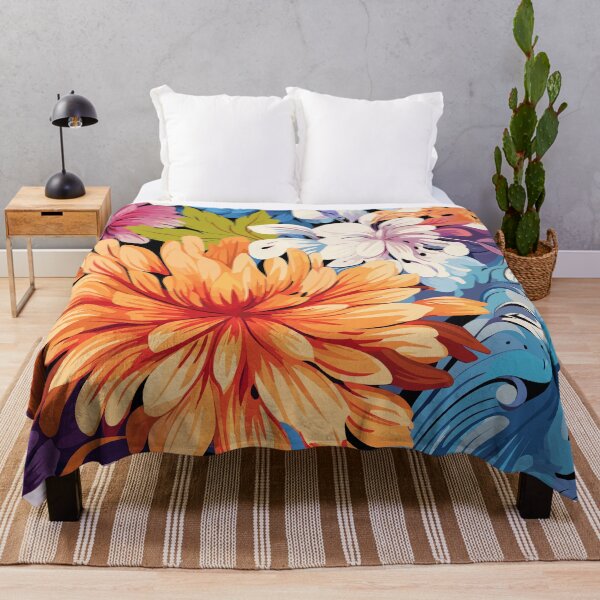 Item preview, Contemporary Floral Fusion designed and sold by TheFrenchVegan.