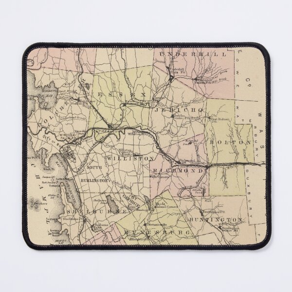 Item preview, Vintage Map of Chittenden County VT (1876) designed and sold by BravuraMedia.