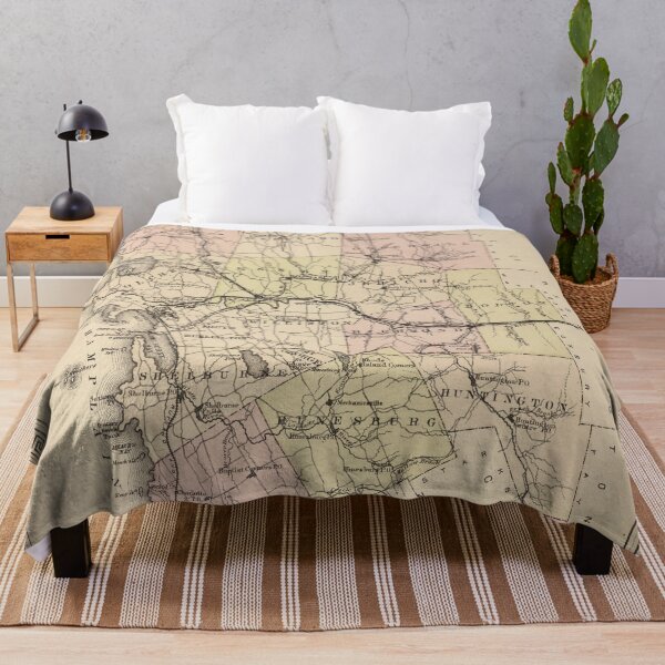 Item preview, Vintage Map of Chittenden County VT (1876) designed and sold by BravuraMedia.