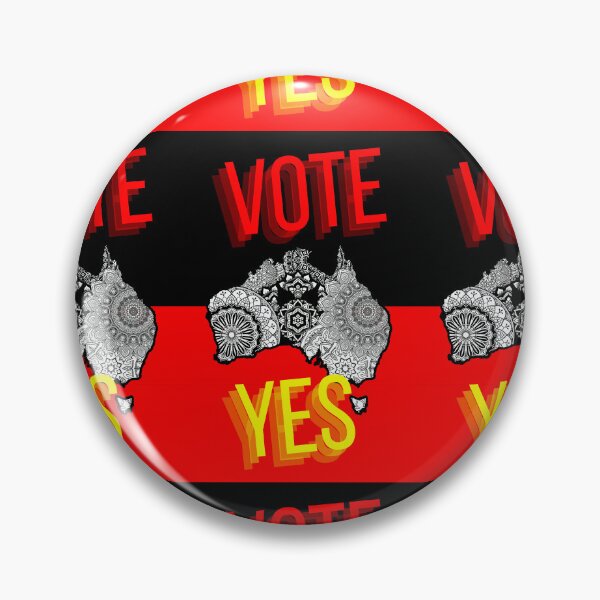 Item preview, Vote Yes To The Voice Indigenous Voice To Parliament Contrast Colors Faded Text designed and sold by 3dozecreations.