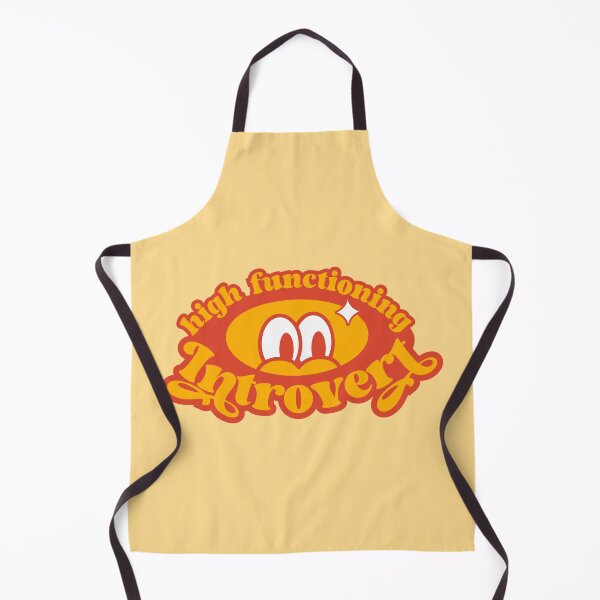 Item preview, high functioning introvert, funny retro designed and sold by Mildly Mystic.