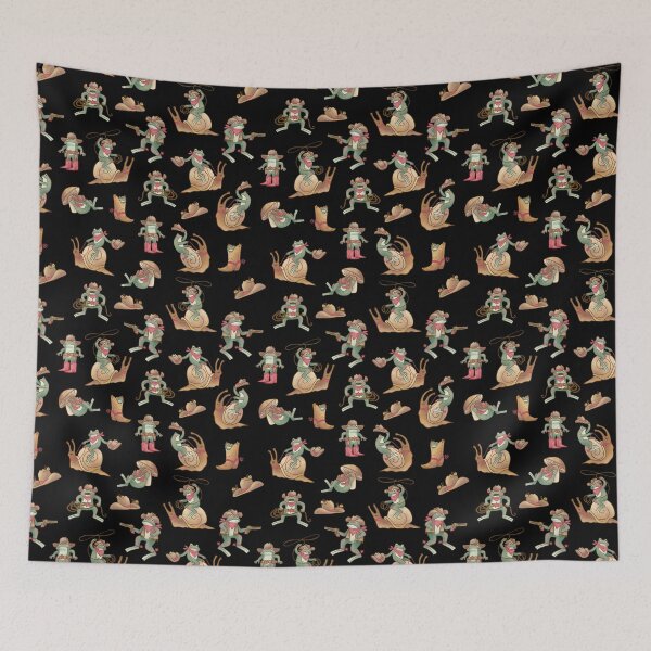 Item preview, Cowboy Frogs - On Black designed and sold by karykeppol.