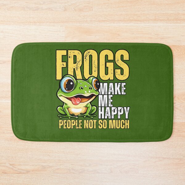 Item preview, Frogs make me happy. People not so much. designed and sold by Gilby-Designs.