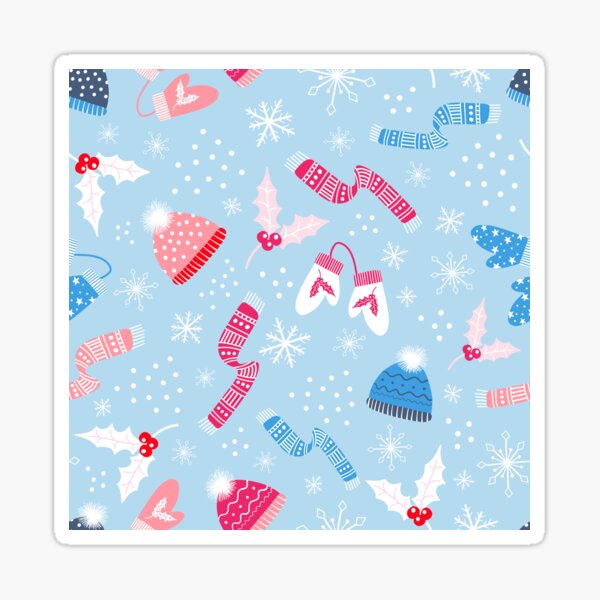 Item preview, Winter Christmas Frosty Festive pattern designed and sold by Nicola-Rowe.