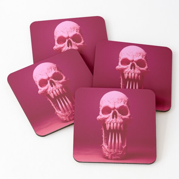 Item preview, Pink skull, pink artwork designed and sold by silent-violin.