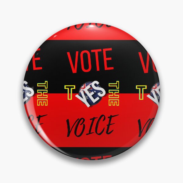 Item preview, Vote Yes To The Voice Indigenous Voice To Parliament Contrast Colors With Australia Flag designed and sold by 3dozecreations.