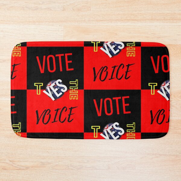 Item preview, Vote Yes To The Voice Indigenous Voice To Parliament Contrast Colors With Australia Flag designed and sold by 3dozecreations.