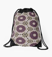 Lace mauve floral Drawstring Bag