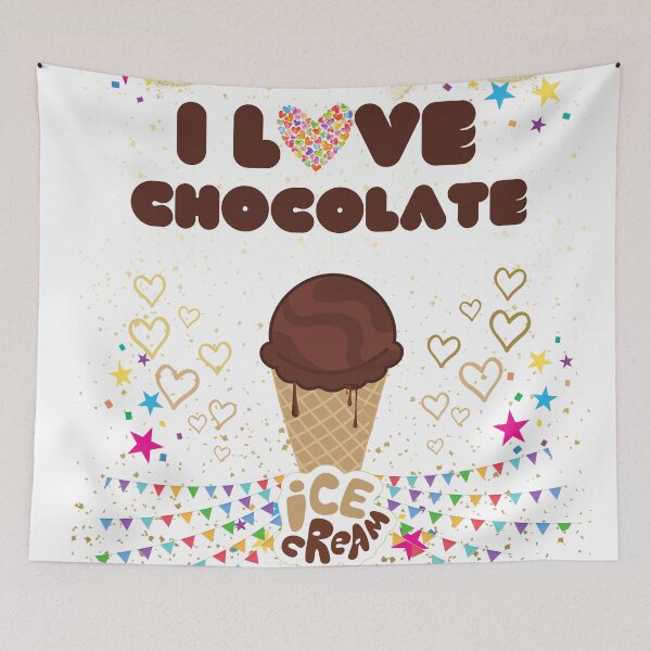 Item preview, I love chocolate ice cream designed and sold by studio468.