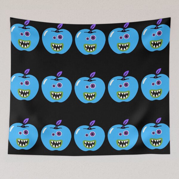 Item preview, Scary blue freak apple designed and sold by Sixcom.