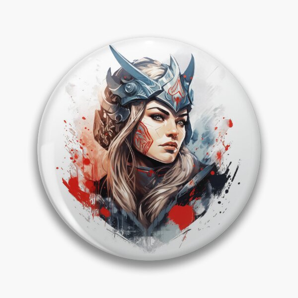 Item preview, Viking Woman Portrait - AI-Created Art T-Shirt designed and sold by AIPICCRAFT.