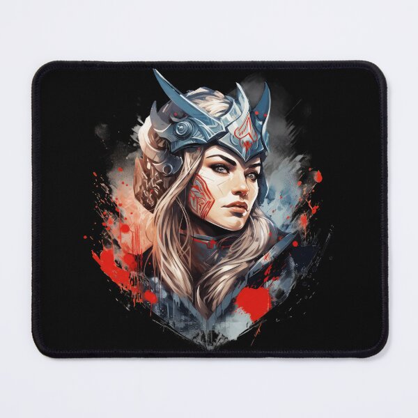 Item preview, Viking Woman Portrait - AI-Created Art T-Shirt designed and sold by AIPICCRAFT.
