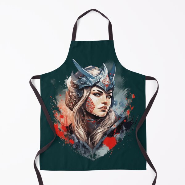 Item preview, Viking Woman Portrait - AI-Created Art T-Shirt designed and sold by AIPICCRAFT.