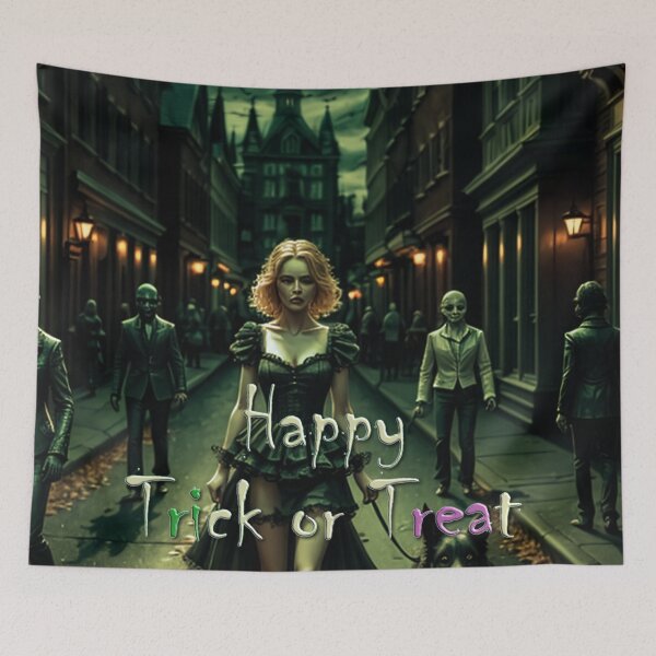 Item preview, Happy Trick or Treating! designed and sold by FantasyArtIOM.