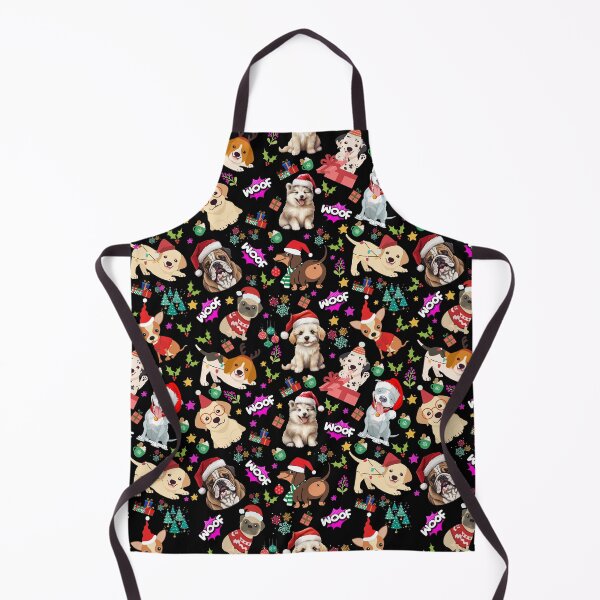 Item preview, Christmas Dog Pattern With Cute Pups designed and sold by Wolfheartart.
