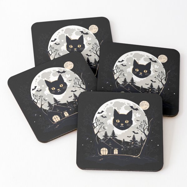 Item preview, Cat In The moon Background designed and sold by TrendyPalette.