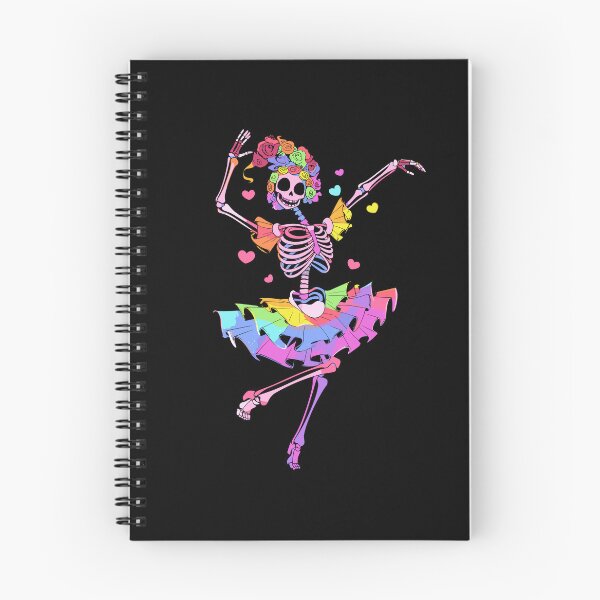 Item preview, Dancing Skeleton Rainbow Ballerina designed and sold by PiggyBoxer.