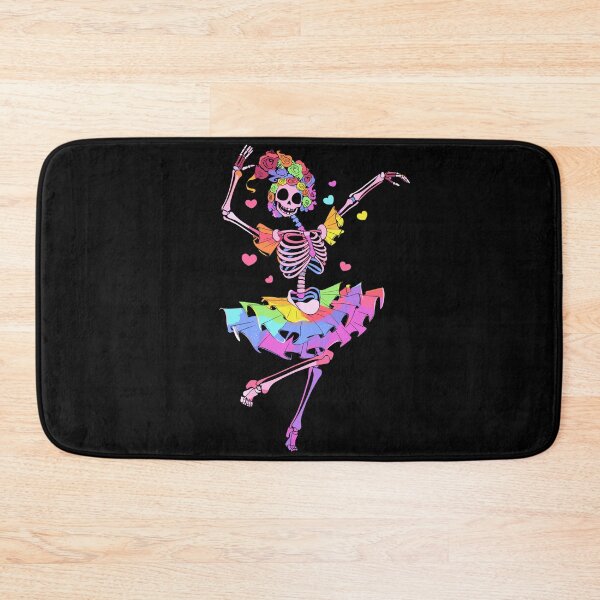 Item preview, Dancing Skeleton Rainbow Ballerina designed and sold by PiggyBoxer.