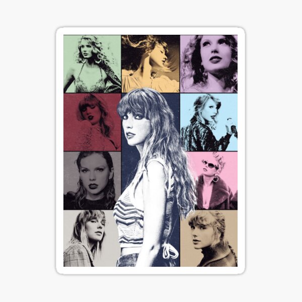 Taylor Swift Eras Tour Sticker – The Doodle Syndrome